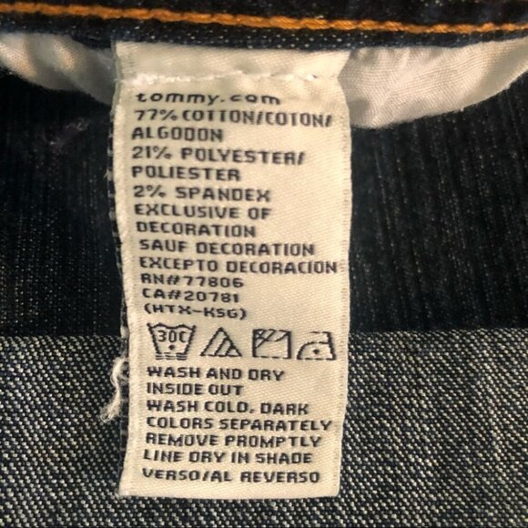 Tommy Hilfiger Capri's Stretch  Denim Ladies 8 - Picture 9 of 11